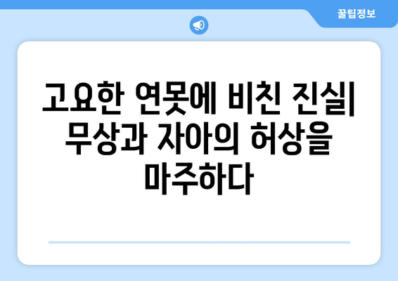 대지혜의 연못에 들어가기| 무상과 자아의 허상을 깨닫는 여정 | 명상, 자아성찰, 깨달음, 불교