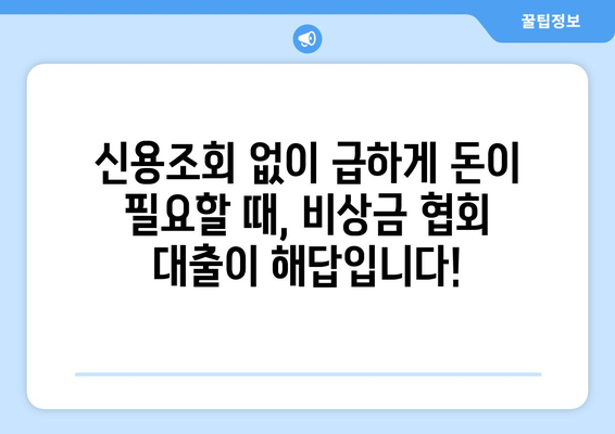 신용조회 없이 급하게 필요한 돈! 비상금 협회에서 제공하는 대출 알아보기 | 비상금, 신용대출, 소액대출, 긴급자금