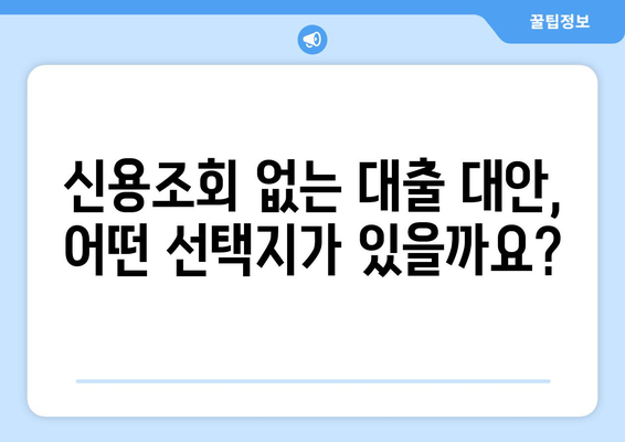 신용조회 없는 대출 거절, 다음은 어떻게 해야 할까요? | 대출 거절, 신용 관리, 대안 솔루션