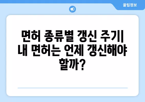 운전면허 적성검사 갱신 주기와 비용 완벽 가이드 | 면허 종류별, 나이별, 갱신 방법