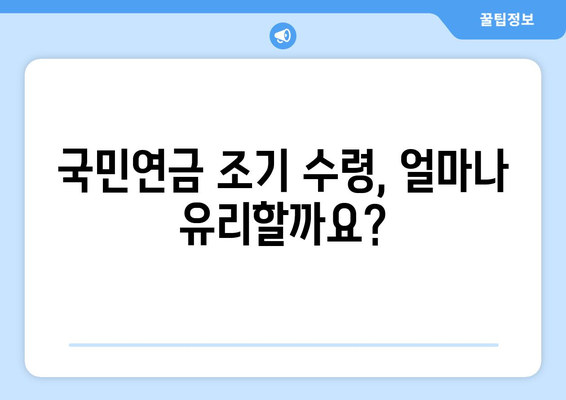 국민연금 조기수령 우대, 소득 수준별 차등 적용 현황 | 연금, 조기수령, 우대 조건, 소득 기준