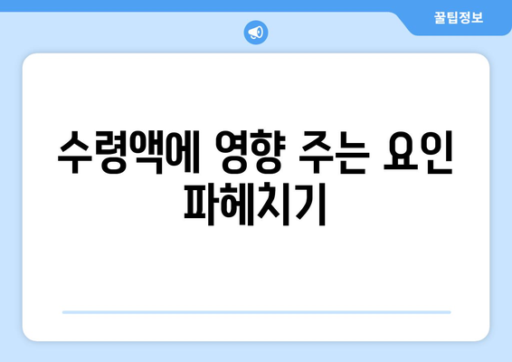 국민연금 조기수령, 실수령액은 얼마? | 영향 요인 분석 및 계산 방법