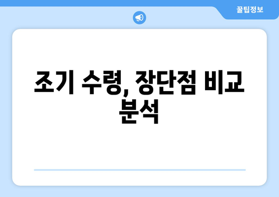 국민연금 조기수령| 신청 방법, 요구 조건, 그리고 알아야 할 모든 것 | 연금, 조기 수령, 신청 가이드, 조건