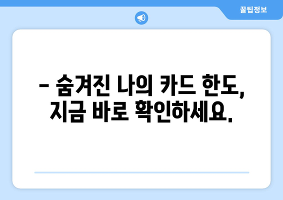 신용조회 없이 한도 확인 가능한 카드 추천 | 신용카드, 한도 조회, 비교, 추천