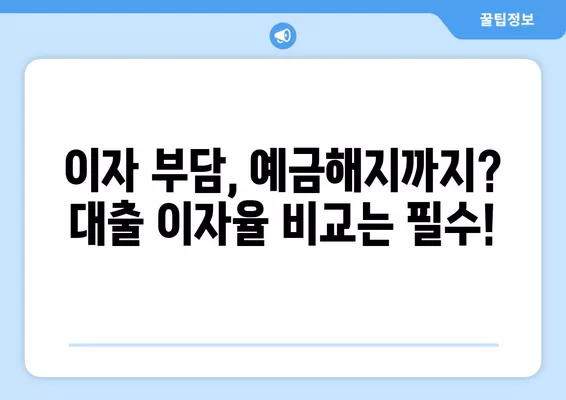 예금담보대출 못갚으면? 😱 4가지 위험과 해결책 | 이자 비교, 예금해지, 부모님, 신용등급 하락