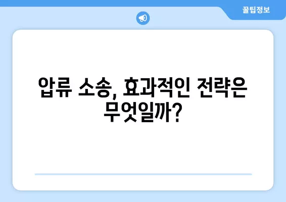 통장압류, 소멸시효 중단? 멈추는 법과 해결 방법 알아보기 | 압류 해제, 법률 정보, 소송 팁