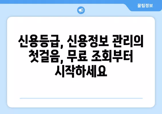 전국민 무료 신용 조회, 이제 6가지 방법으로 손쉽게 확인하세요! | 신용등급, 신용정보, 무료 조회, KCB, NICE